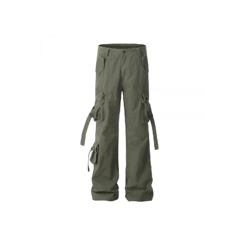 Casual Trendy Cotton Cargo Pants-0