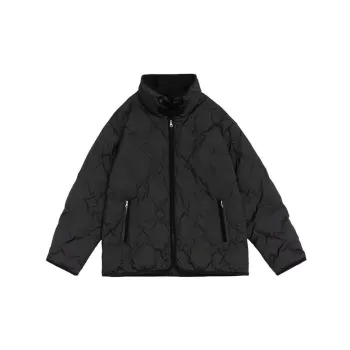 Vintage Embossed Light Down Jacket