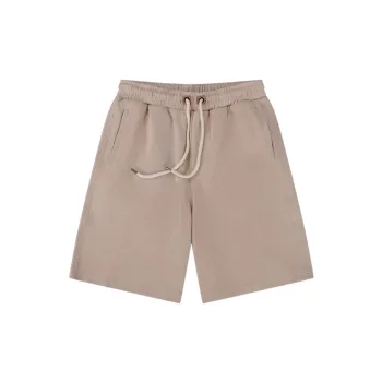 Loose Plain Cotton Casual Shorts