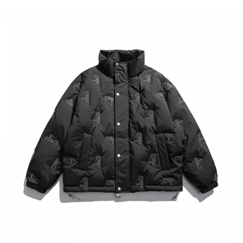 Fashion Crumple Frock Down Jacket