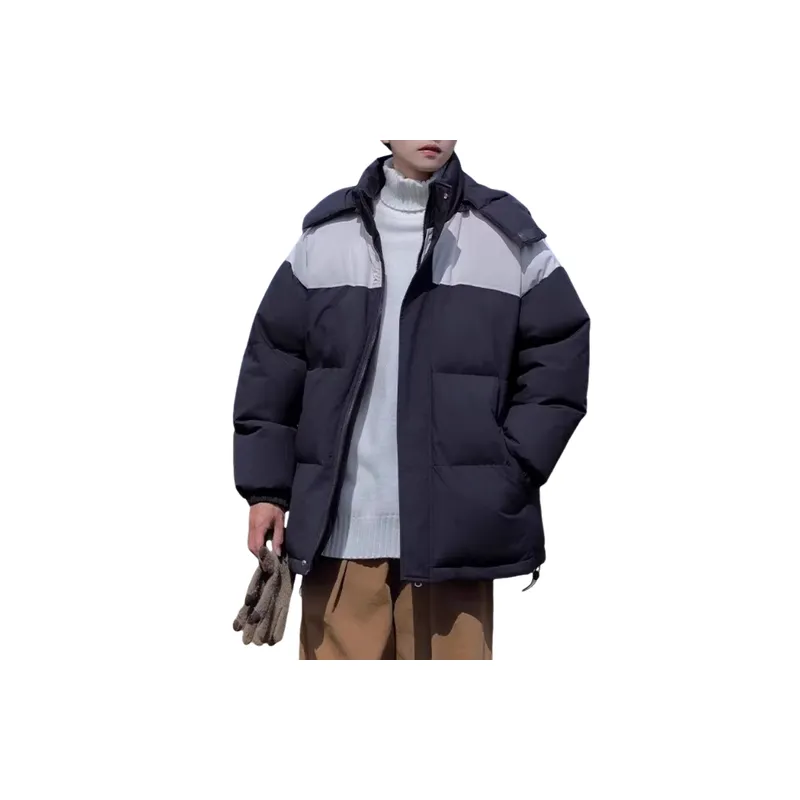 Casual Warming Blended Synthetic Fabrics Quilted Jacket-4