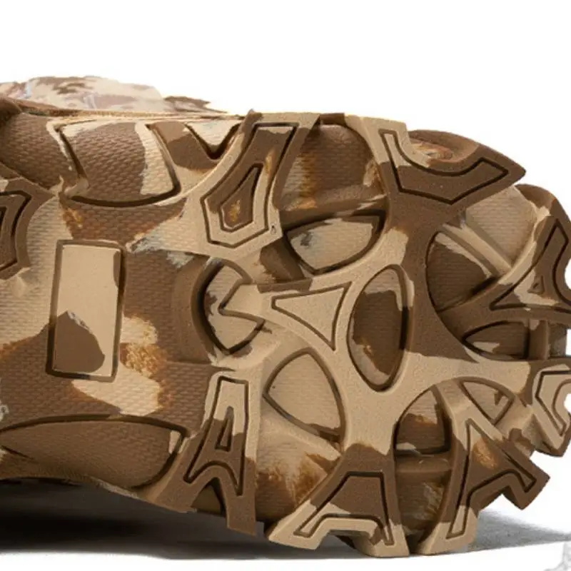 Sporty Camo Outdoor Boots-3