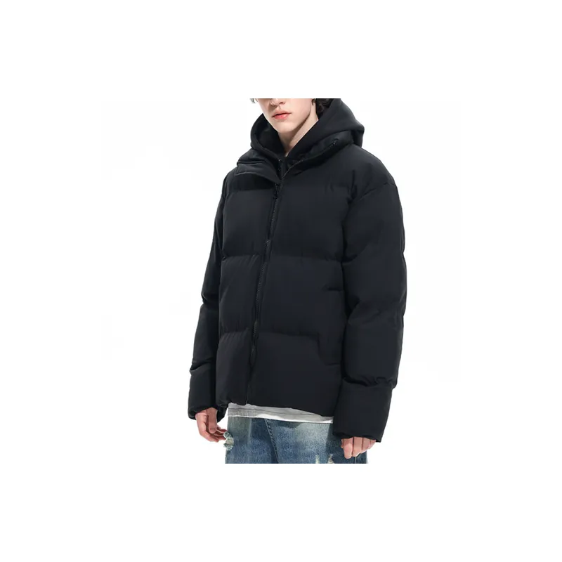 Casual Simple Loose Quilted Jacket-2