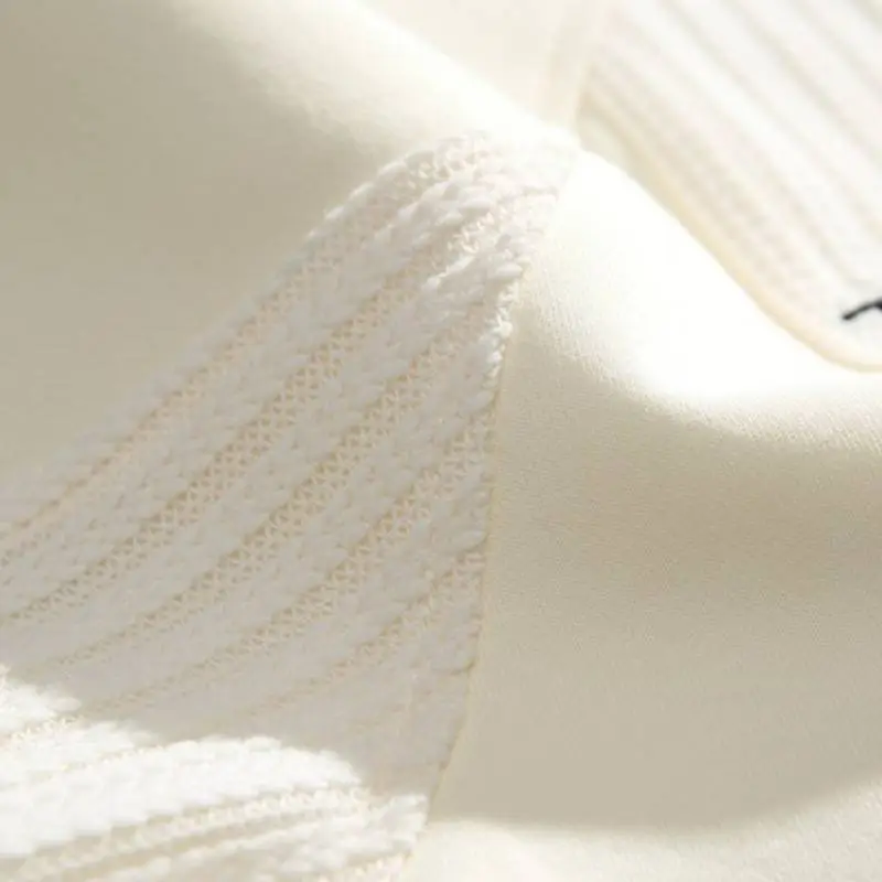 Retro Loose Cotton Blended Fabric Polo-5