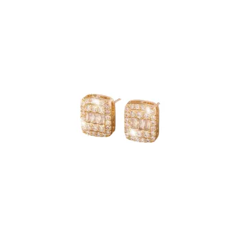 Light Luxury Zircon Earrings