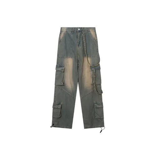 Ins Street Loose Street Washed Old Casual Pants