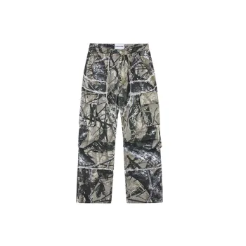 Tide Street Jungle Camouflage Leaves Pants