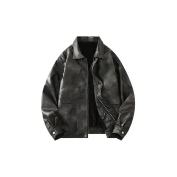Simple Funky PU Jacket