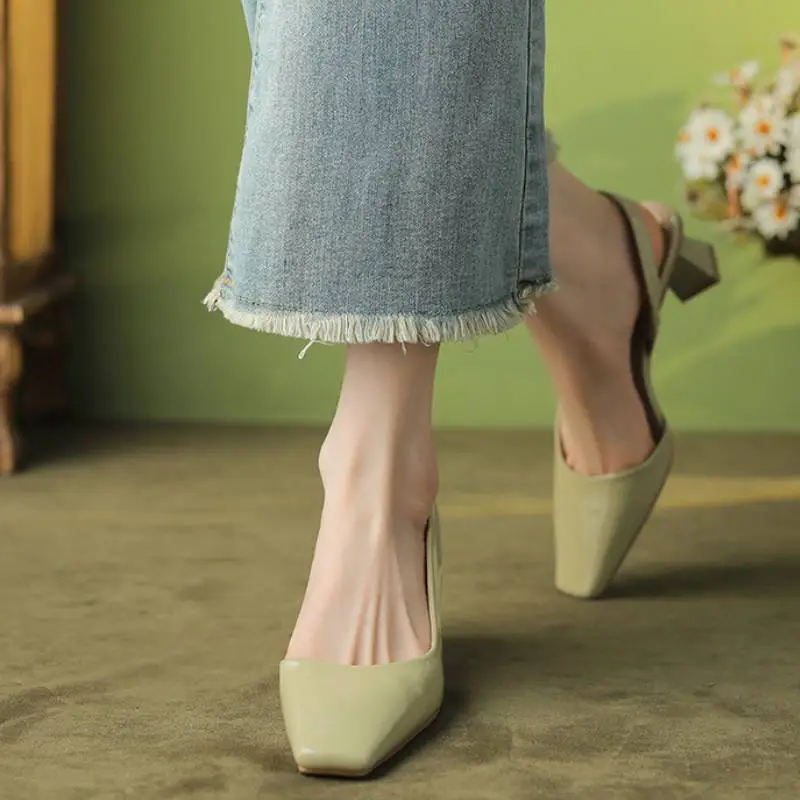 Retro Lace Up High Heels-6