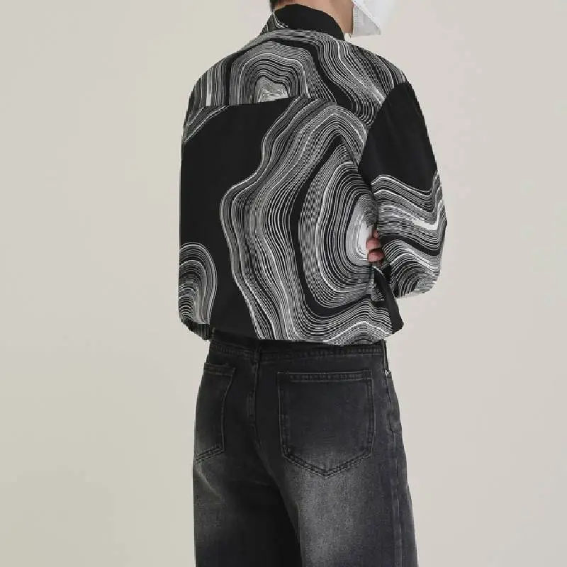 Fashionable Cool Loose Shirt-2