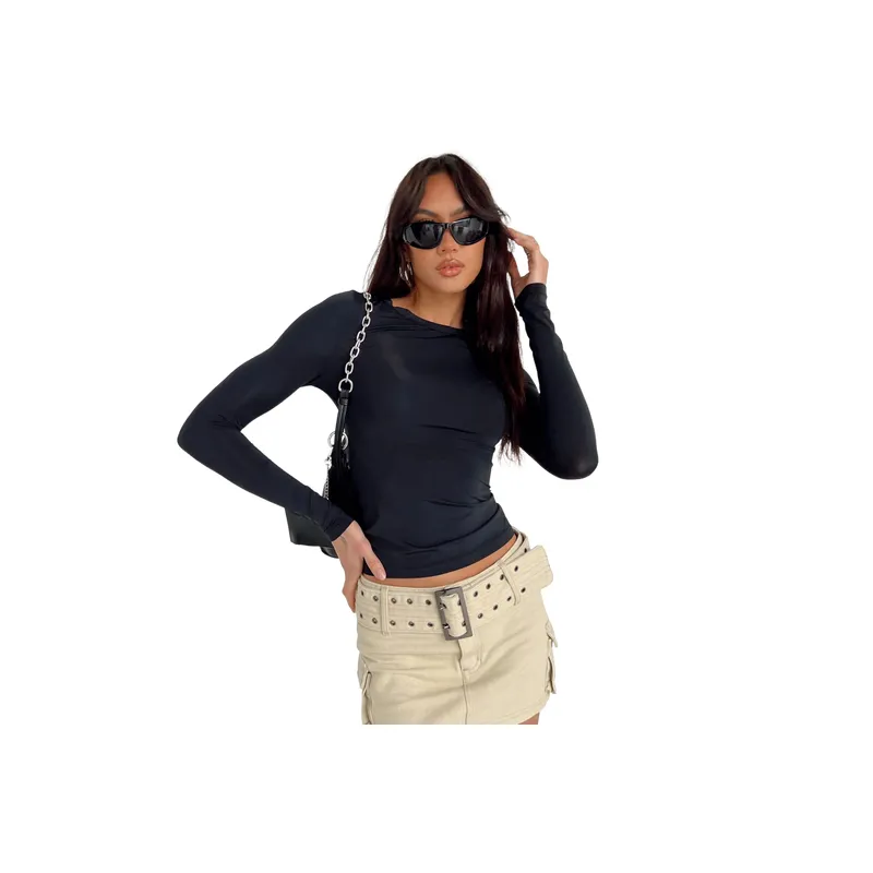 Fashionable Casual Polyester T Shirt Women-3
