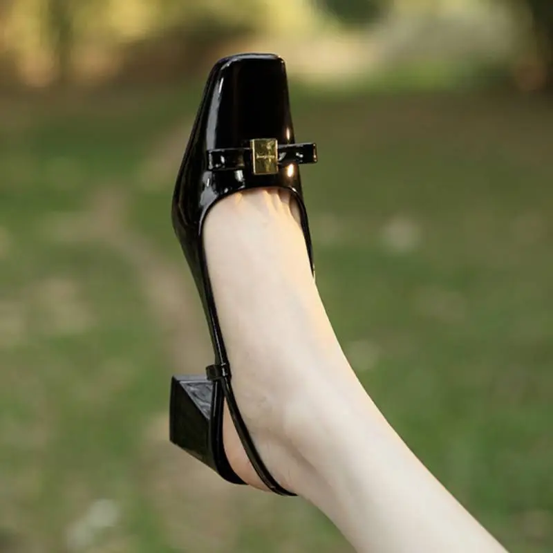 Retro Casual Mary Jane Shoes-7