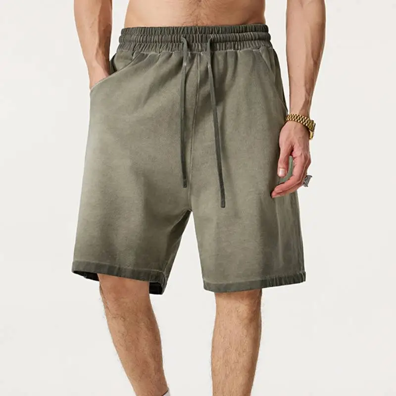 Retro Loose Cotton Casual Shorts-6