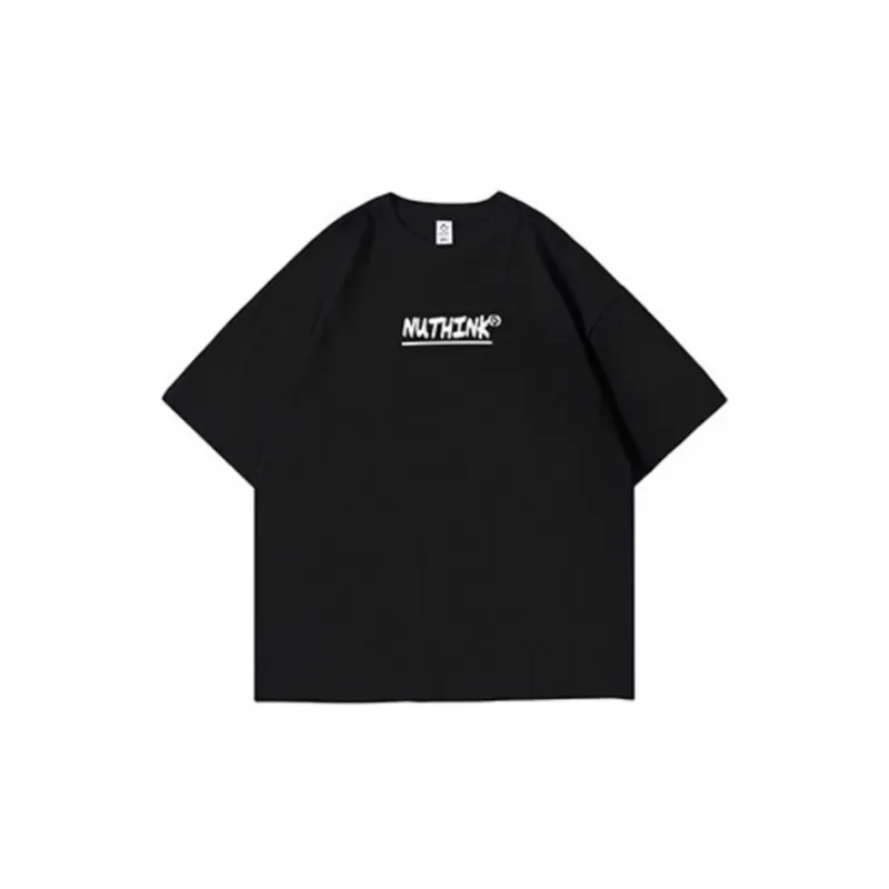 Niche Design Short sleeved T shirt Large Size-0