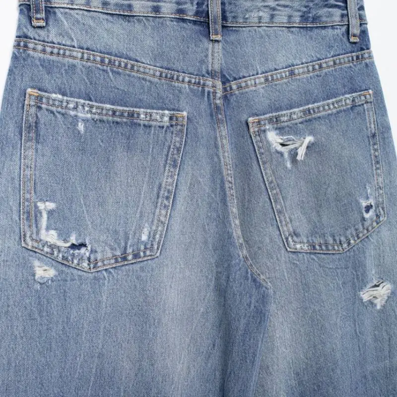 Fashionable Loose Jeans Women-3