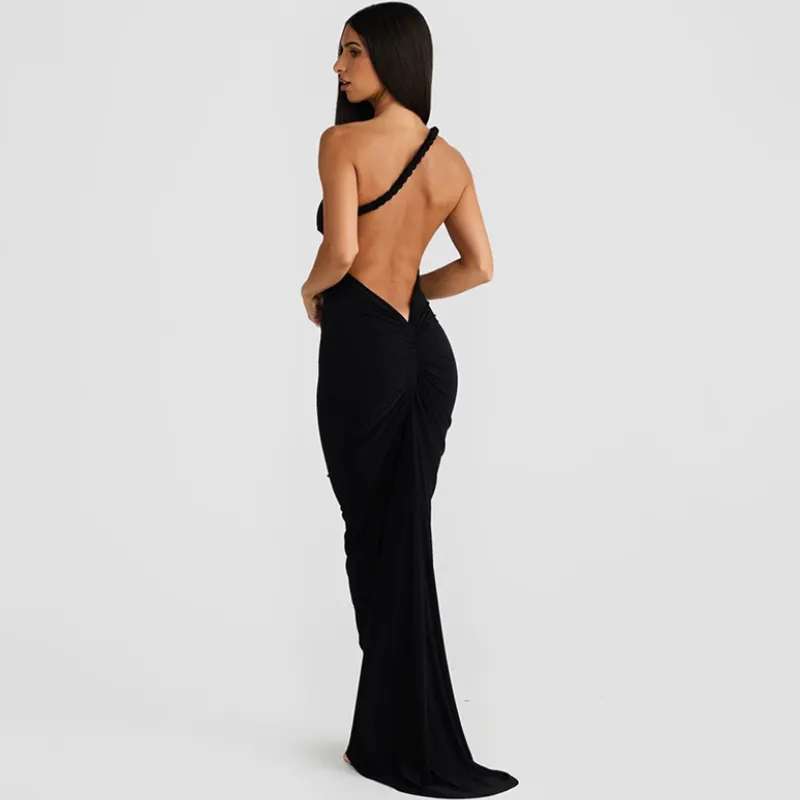 Fashionable Sexy Polyester Dress Women-3