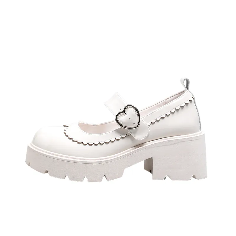 Casual Plain Mary Jane Shoes-0