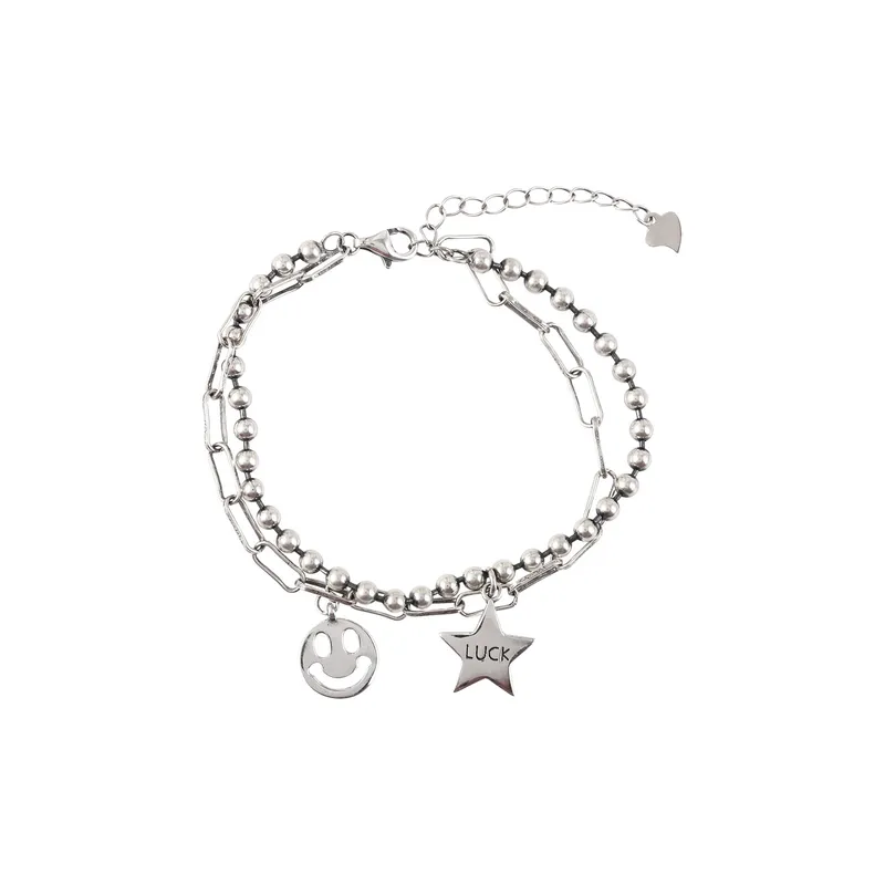 Retro Smiley Face Bracelet-0