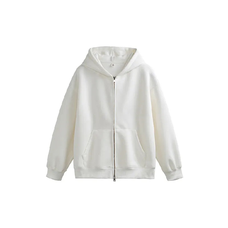 Casual Loose Polyester Hoodie-4