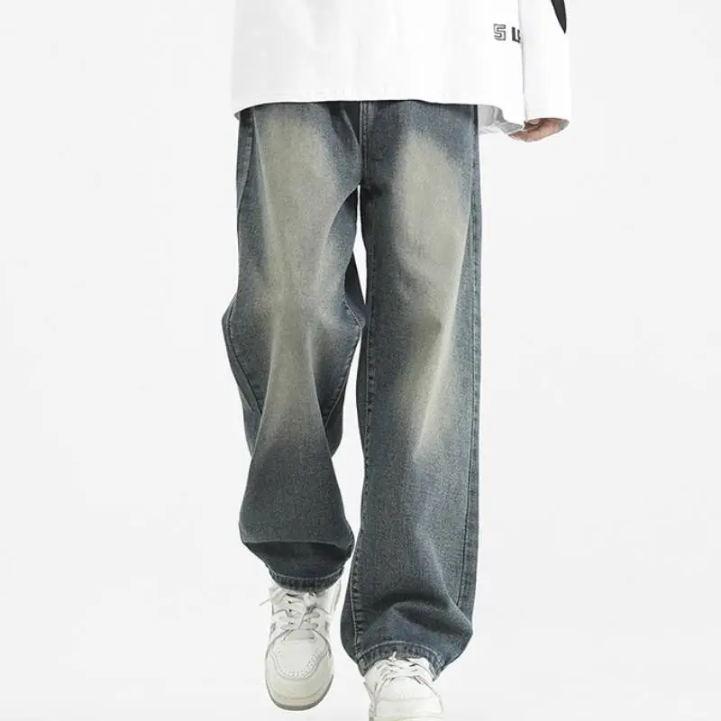 Basics Fashionable Denim Casual Pants-6