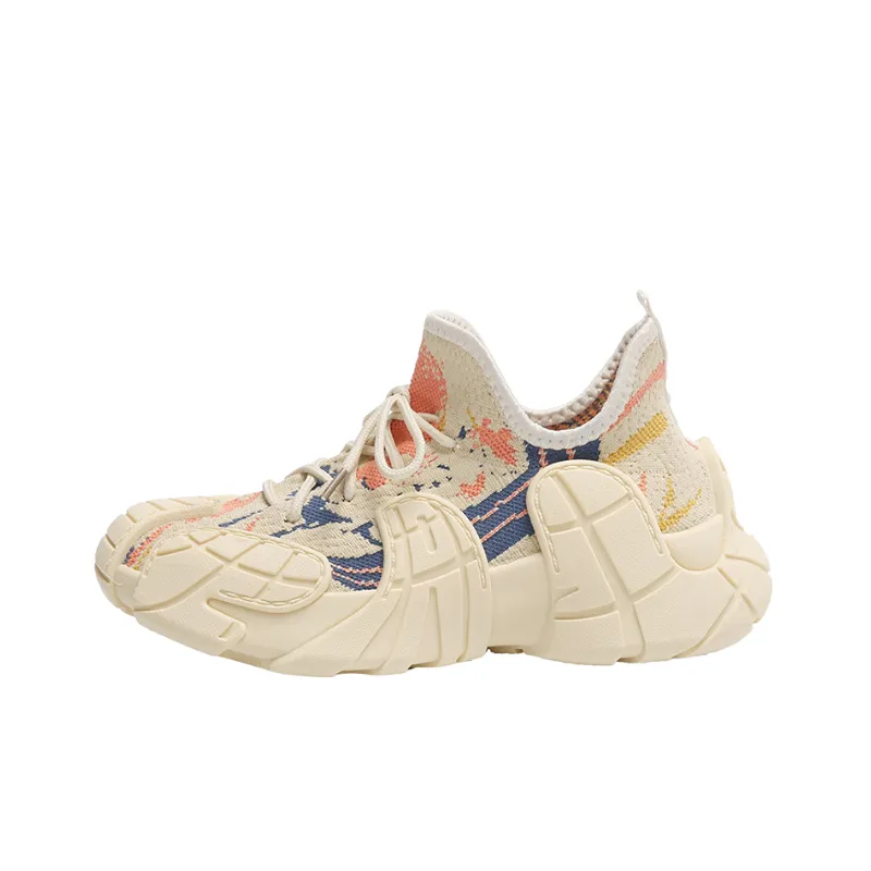 Sporty Breathable Chunky Sneakers-3