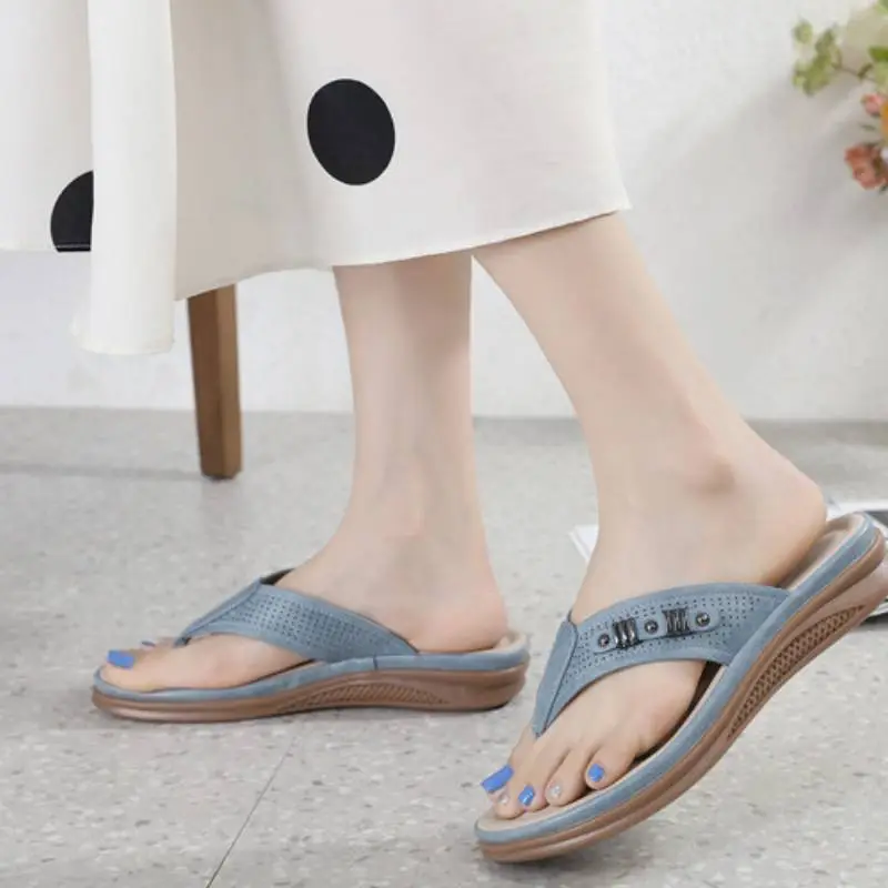 Casual Plain Flip Flops-4