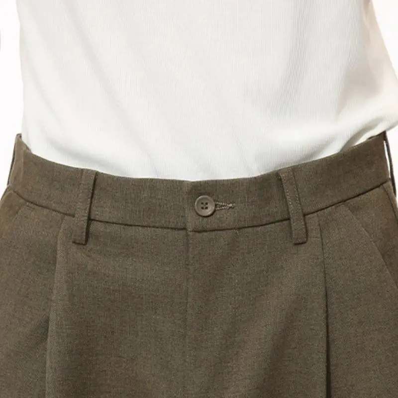 Fashionable Simple Polyester Suit Trousers-6