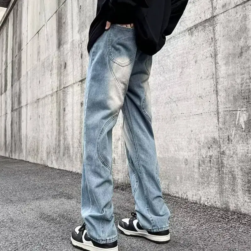 Loose Straight Leg Jeans-1