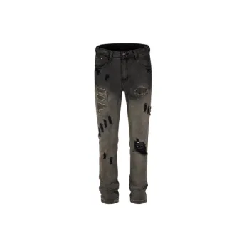 Retro Patchwork Bite Trousers