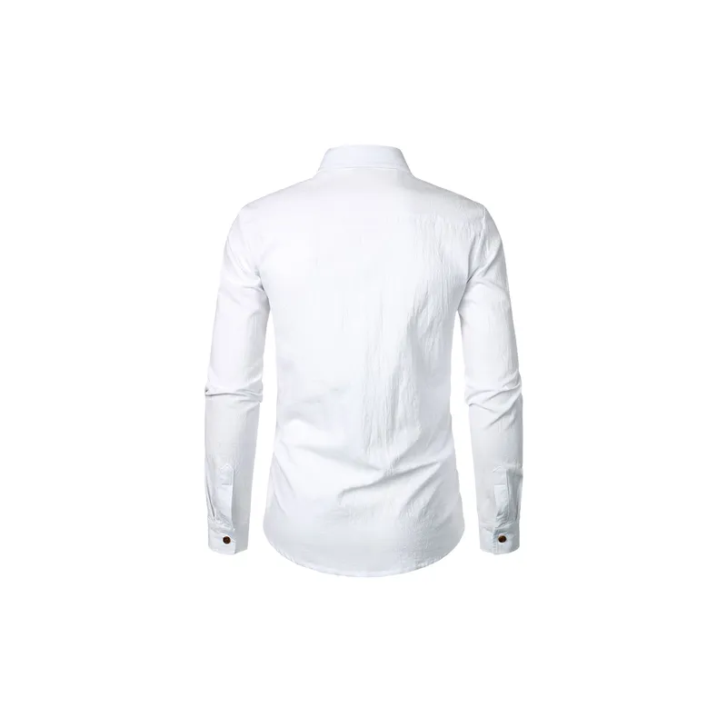 Fashionable Basics Cotton Blended Fabric Shirt-3