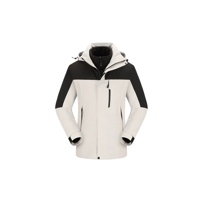 Contrast Color Breathable Polyester Outdoor Jacket Unisex-10