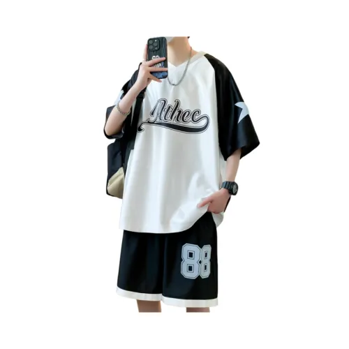 Youth Short-Sleeved T-shirt & Shorts Set