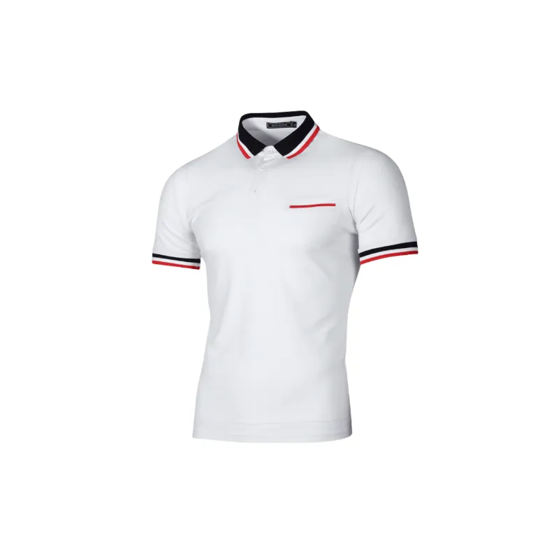 Casual Loose Cotton Blended Fabric Polo-4