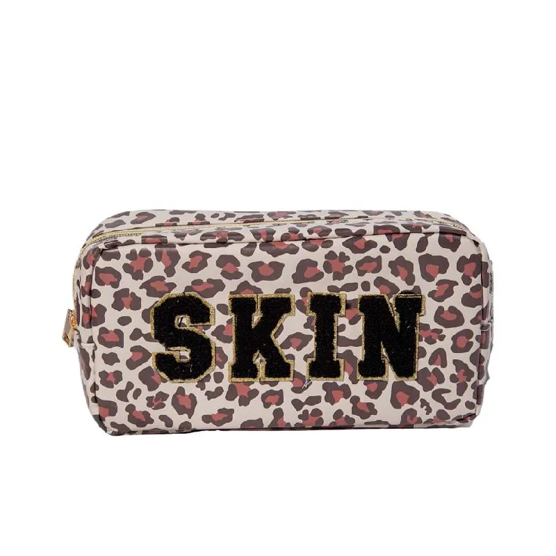 Simple Leopard Print Storage Bags-1