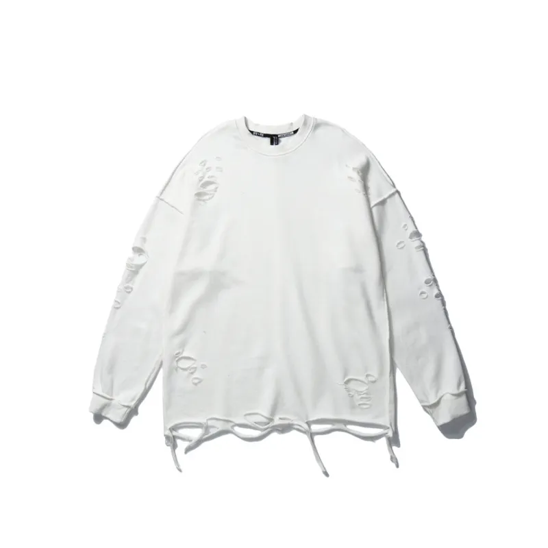 Street Loose Cotton Blended Fabric Sweatshirt-4
