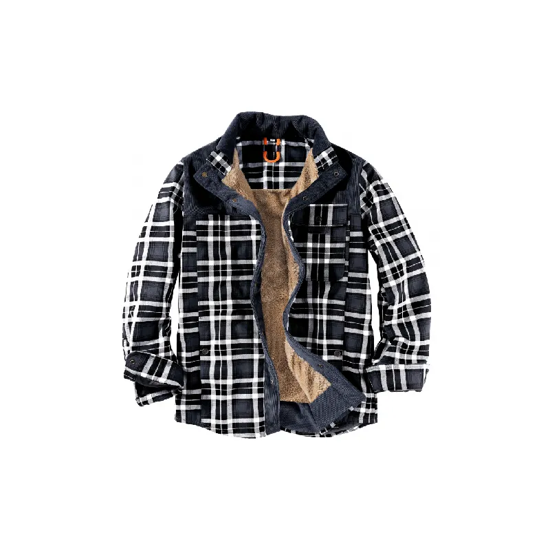 Simple Plaid Jacket-8