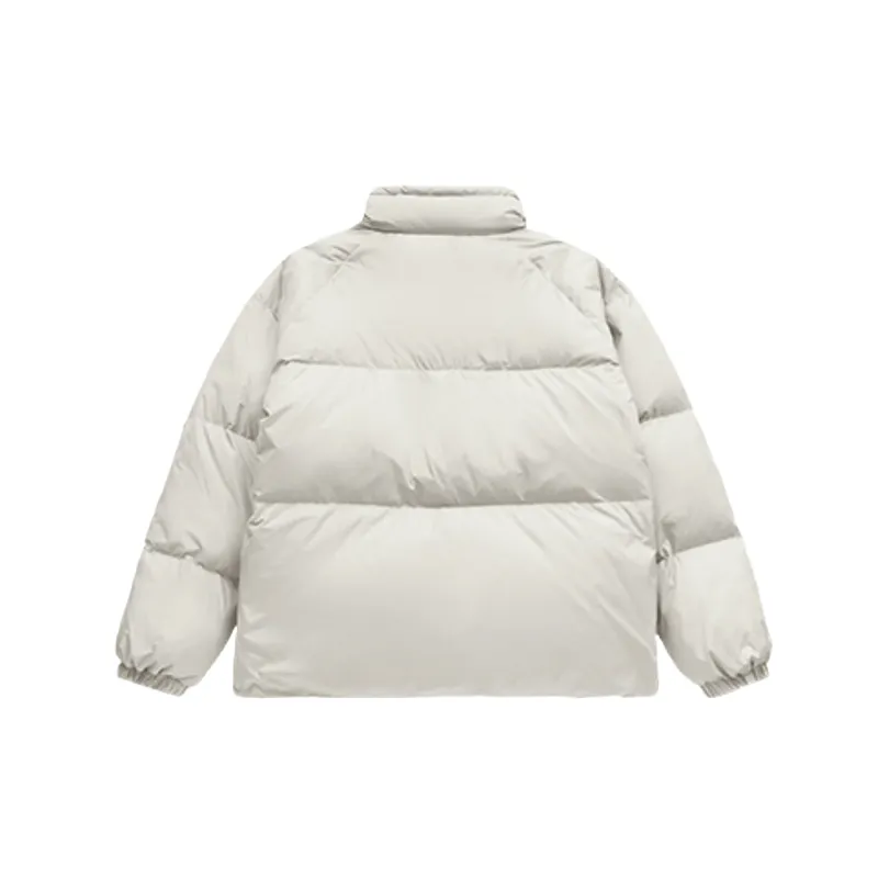 Simple Basics White Duck Down Jacket-13
