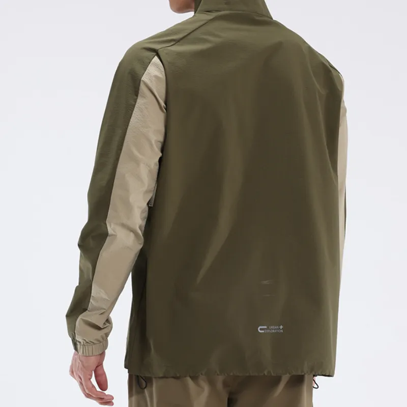Casual Loose Blended Synthetic Fabrics Outdoor Jacket-6