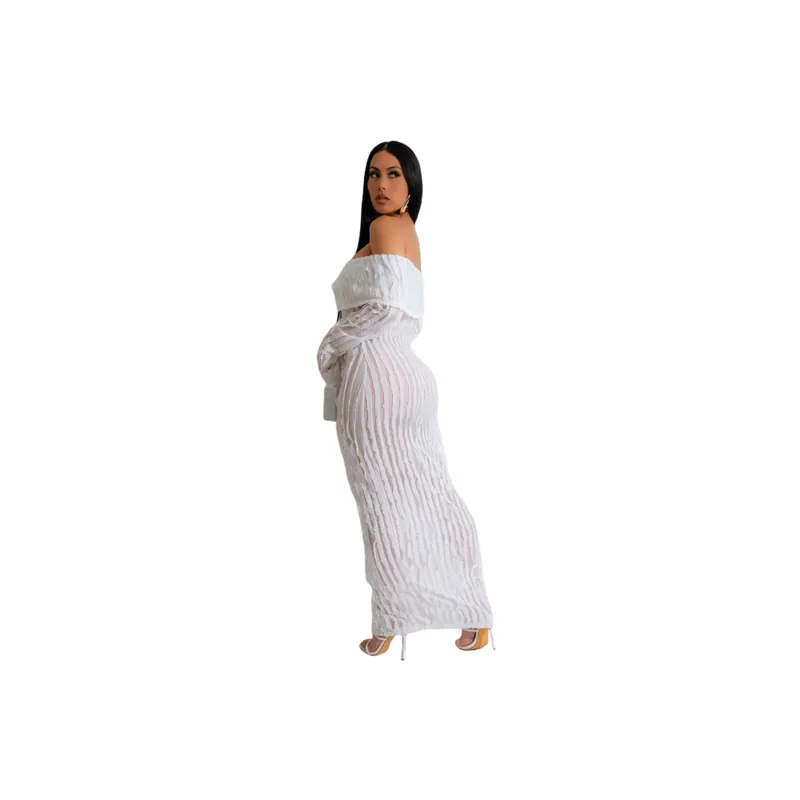 Breathable Fashion Long Sleeved Dress-8