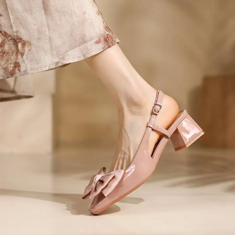Cute Plain High Heels-2