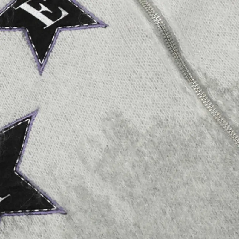 Star Embroidery Sweater-3