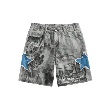 Street Loose Denim Shorts