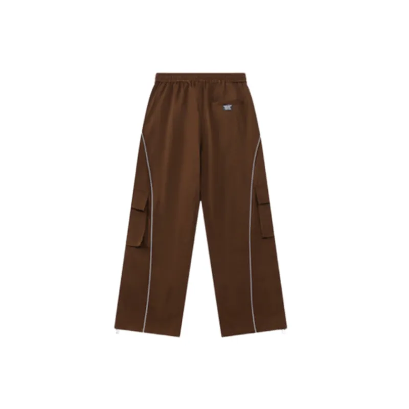 Thin Casual Pants Loose Lazy Drawstring Workwear Wide Leg Pants-6