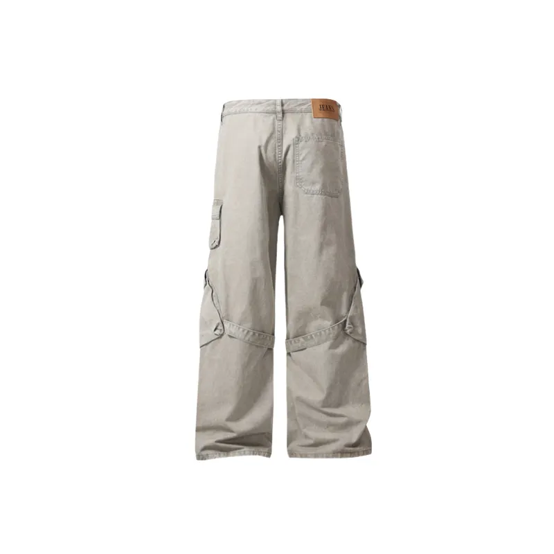 Retro Loose Cotton Casual Pants-3