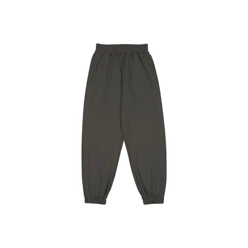 'Casual Basic Straight Loose Loose Mouth Drawstring Leg Side Zipper Sweatpants '-28