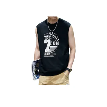 Loose and Breathable Black Sports Vest