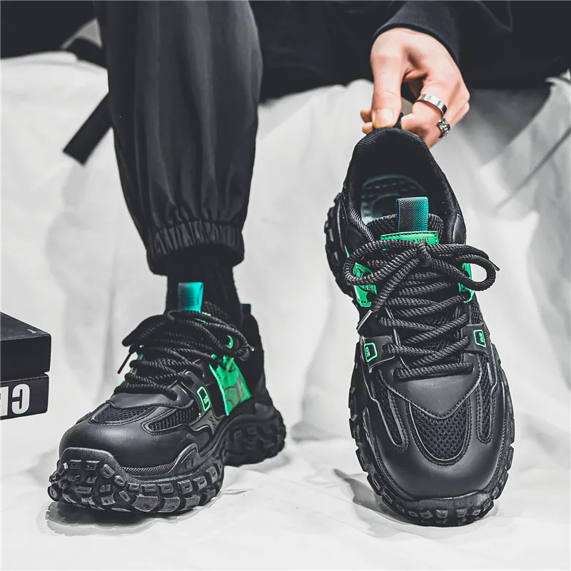 Sporty Breathable Chunky Sneakers-4