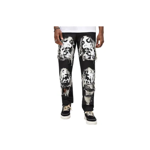 Loose Straight Hip Hop Skull Print footwear