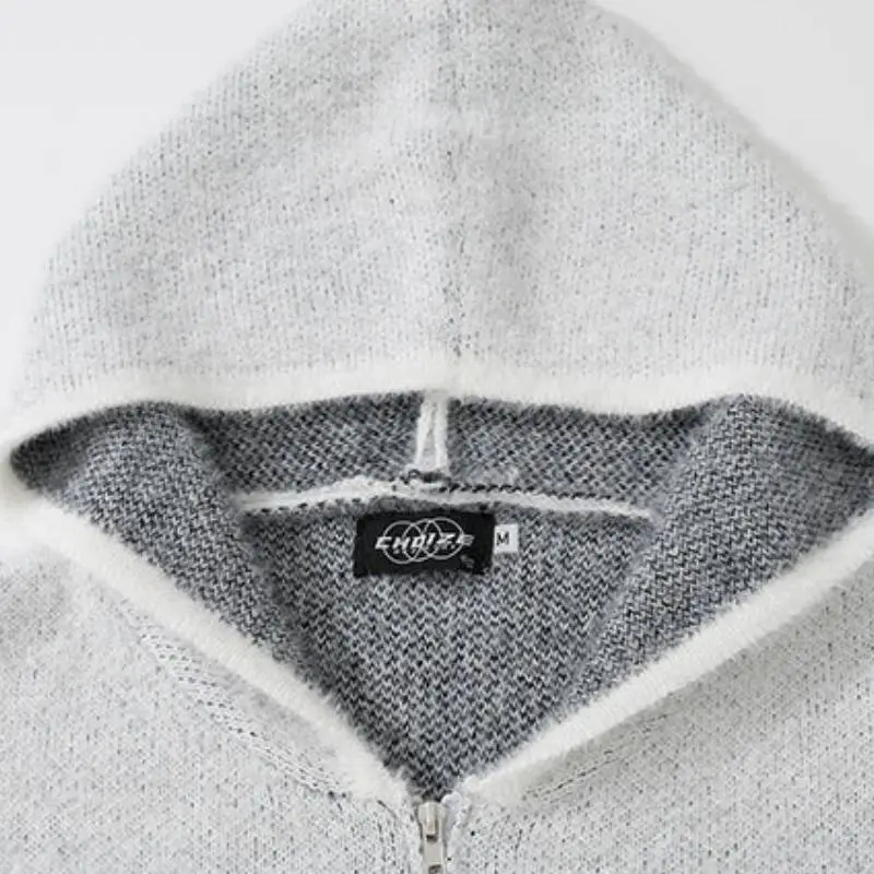 Trendy Loose Cotton Blended Fabric Sweater-4