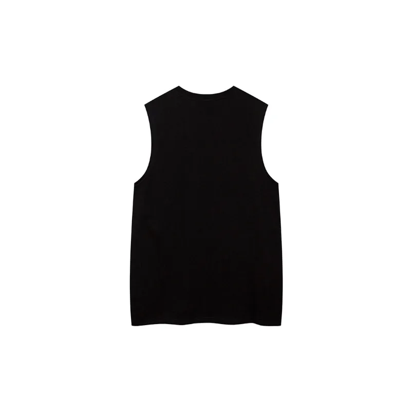 Graffiti Printed Necklace Vest-5